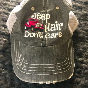 Jeep hair don’t care denim hat